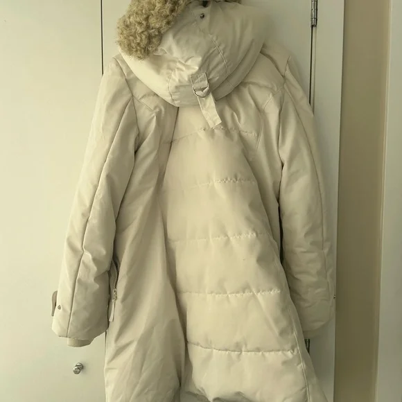 Zara Fur-Trimmed Long Winter Parka - Picture 11 of 12